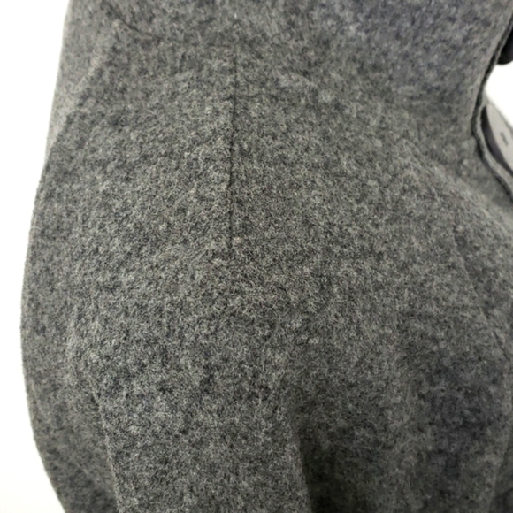 Jones New York Signature Wool/Nylon Grey Car Coat Jacket Lightweight Unlined EUC - Picture 4 of 16